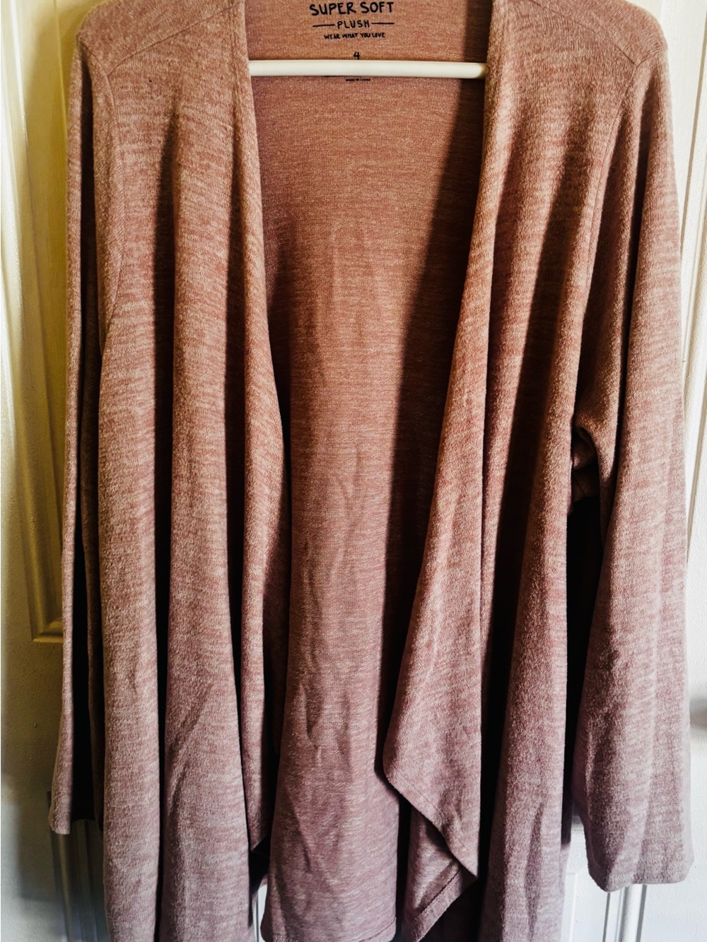 torrid Dusty Rose Open Front Cardigan